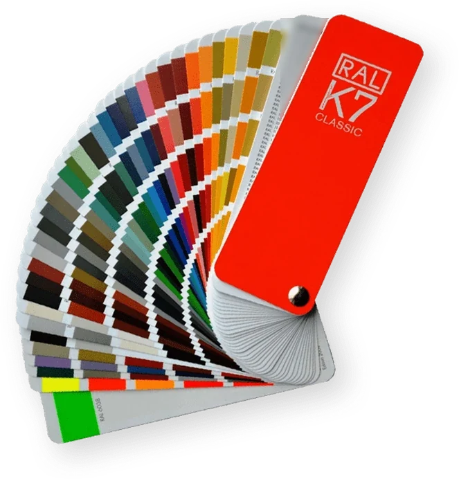 RAL colour fan
